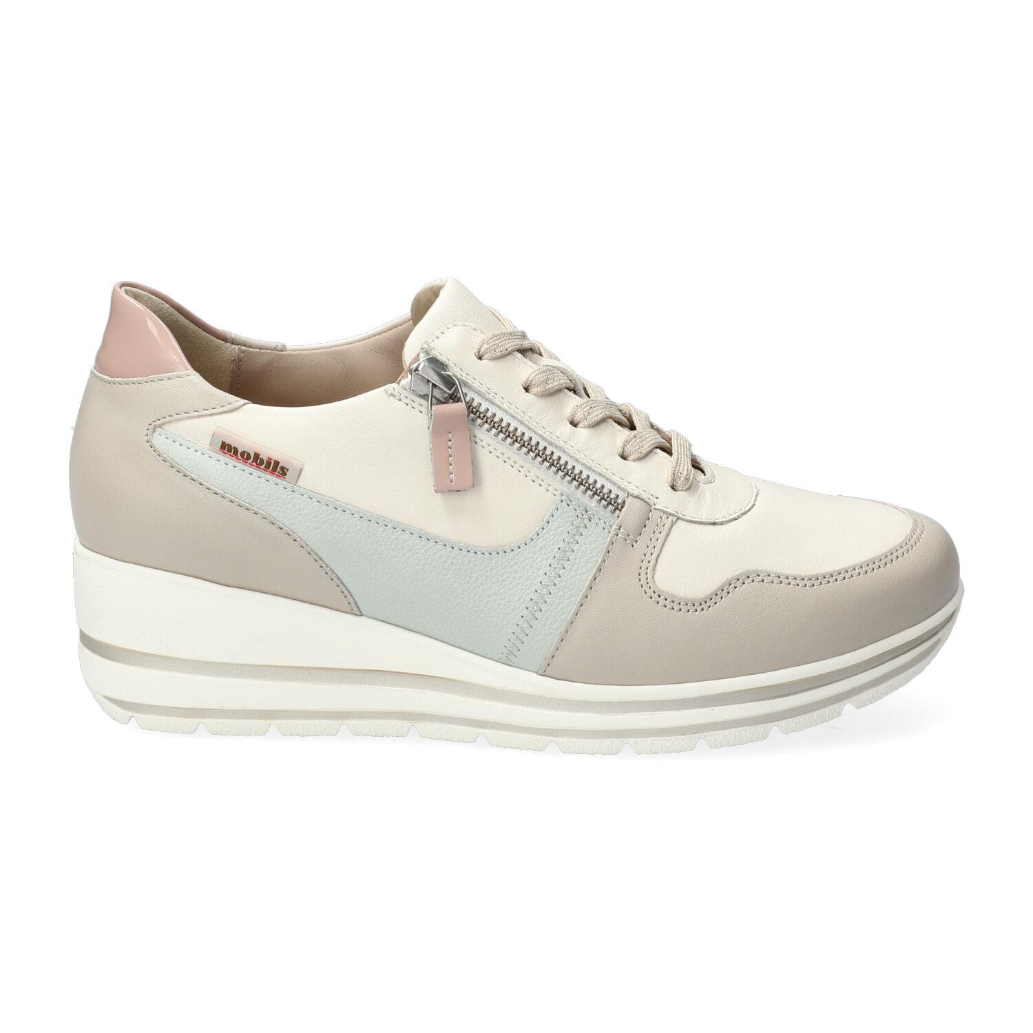 lacets femme modèle Abby Blanc casse - Mephisto